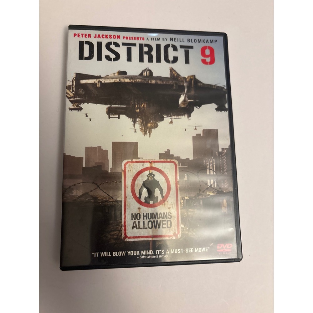 District 9 DVD Movie Film Peter Jackson Sci Fi Thriller Widescreen